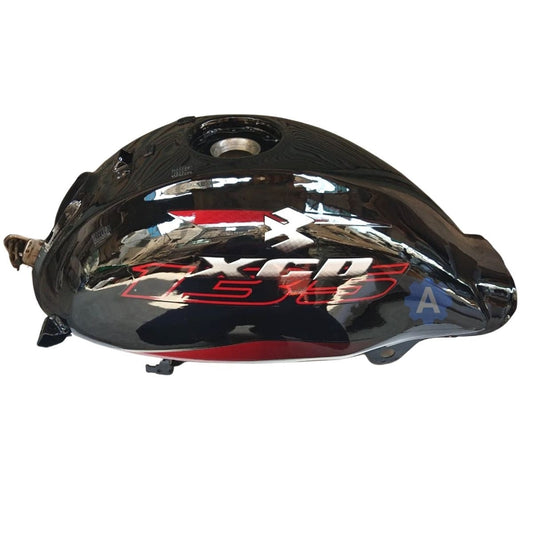 Ensons Petrol Tank for Bajaj XCD 135 | Black with Red Sticker