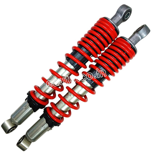 Gabriel Rear Shock Absorber for Honda Shine SP (Set of 2) | LIVO | Red