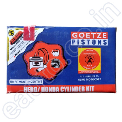 GOETZE Piston Cylinder Kit For Honda Activa Old Model | Hero Pleasure | Bore Piston or Block | 50mm Dia