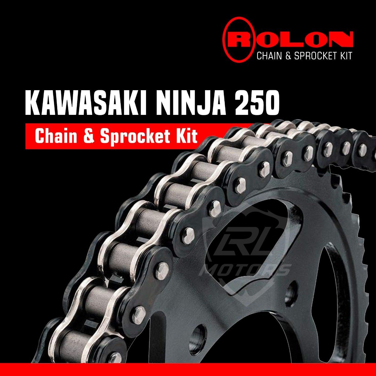 Kawasaki Ninja 250R Rolon chain & Sprocket Kit