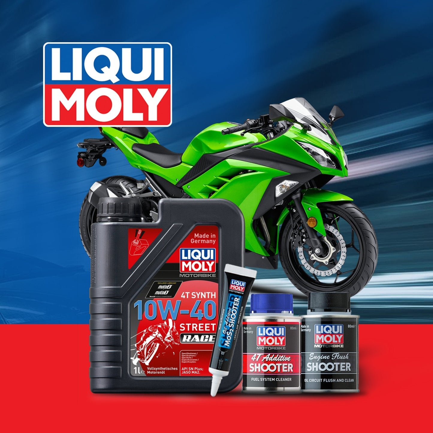 Kawasaki Ninja 300 engine oil Performance Pack