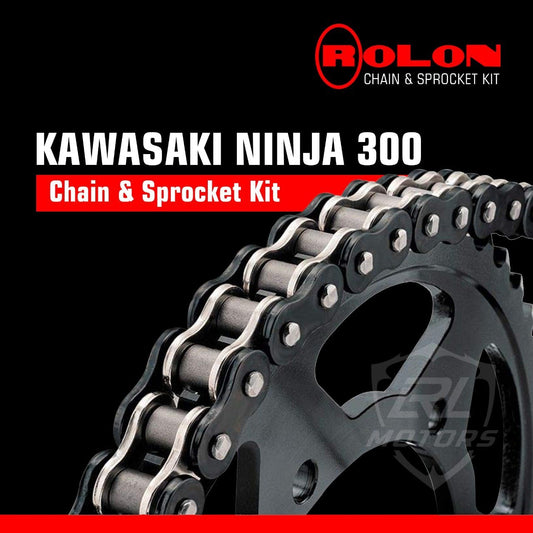 Kawasaki Ninja 300 Rolon chain & Sprocket Kit