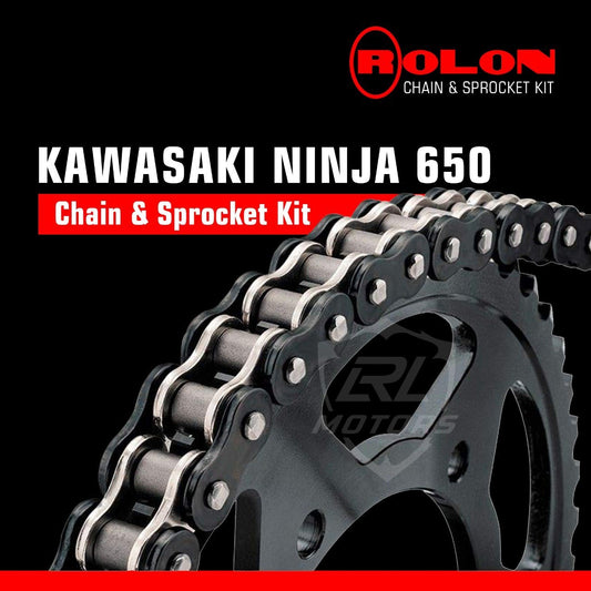 Kawasaki Ninja 650R Rolon chain & Sprocket Kit