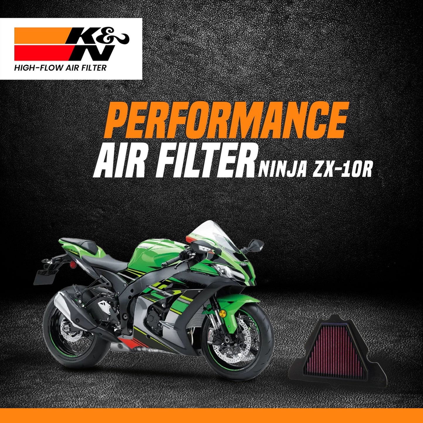 Kawasaki Ninja ZX10R K&N air filter