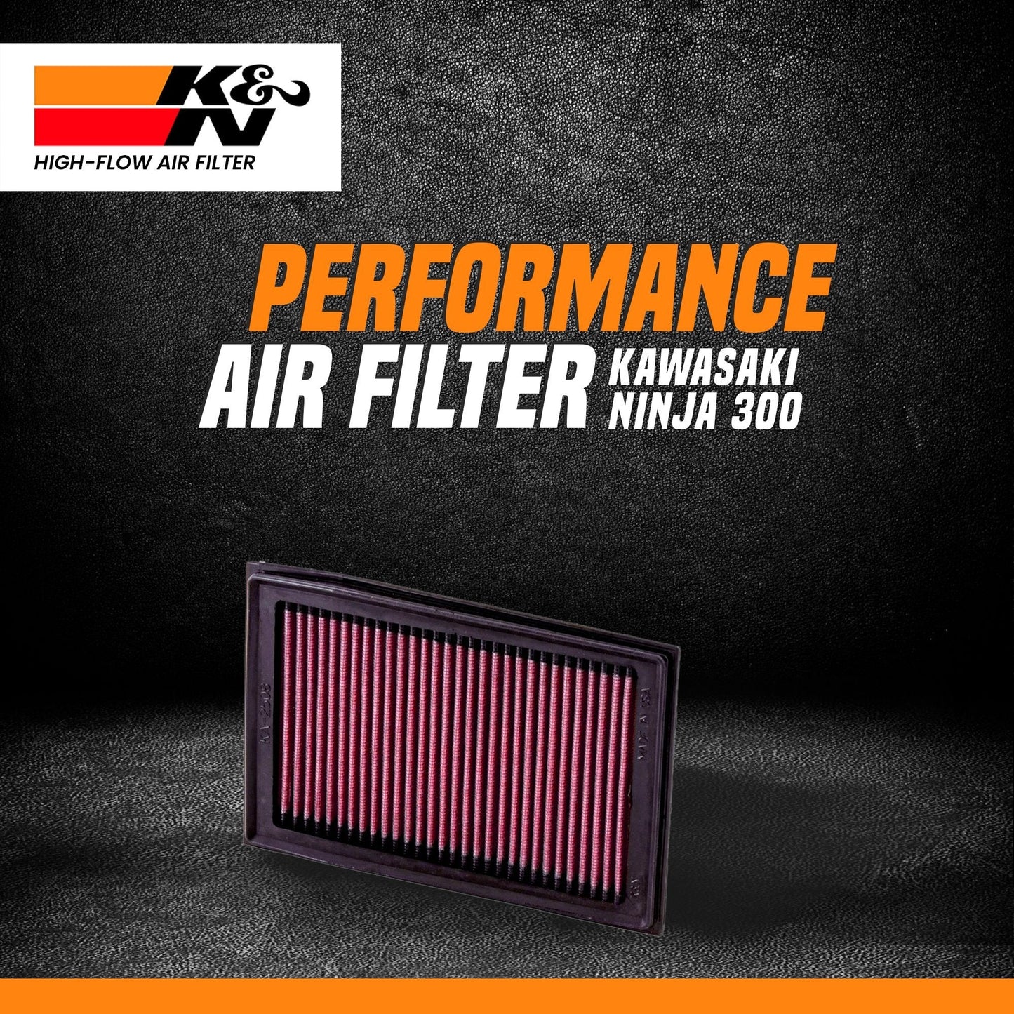 Kawasaki NINJA 250 / 300 K&N air filter