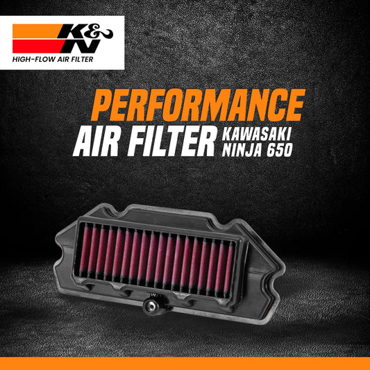 Kawasaki NINJA 650 / ERN 650 K&N air filter(Untill 2014)