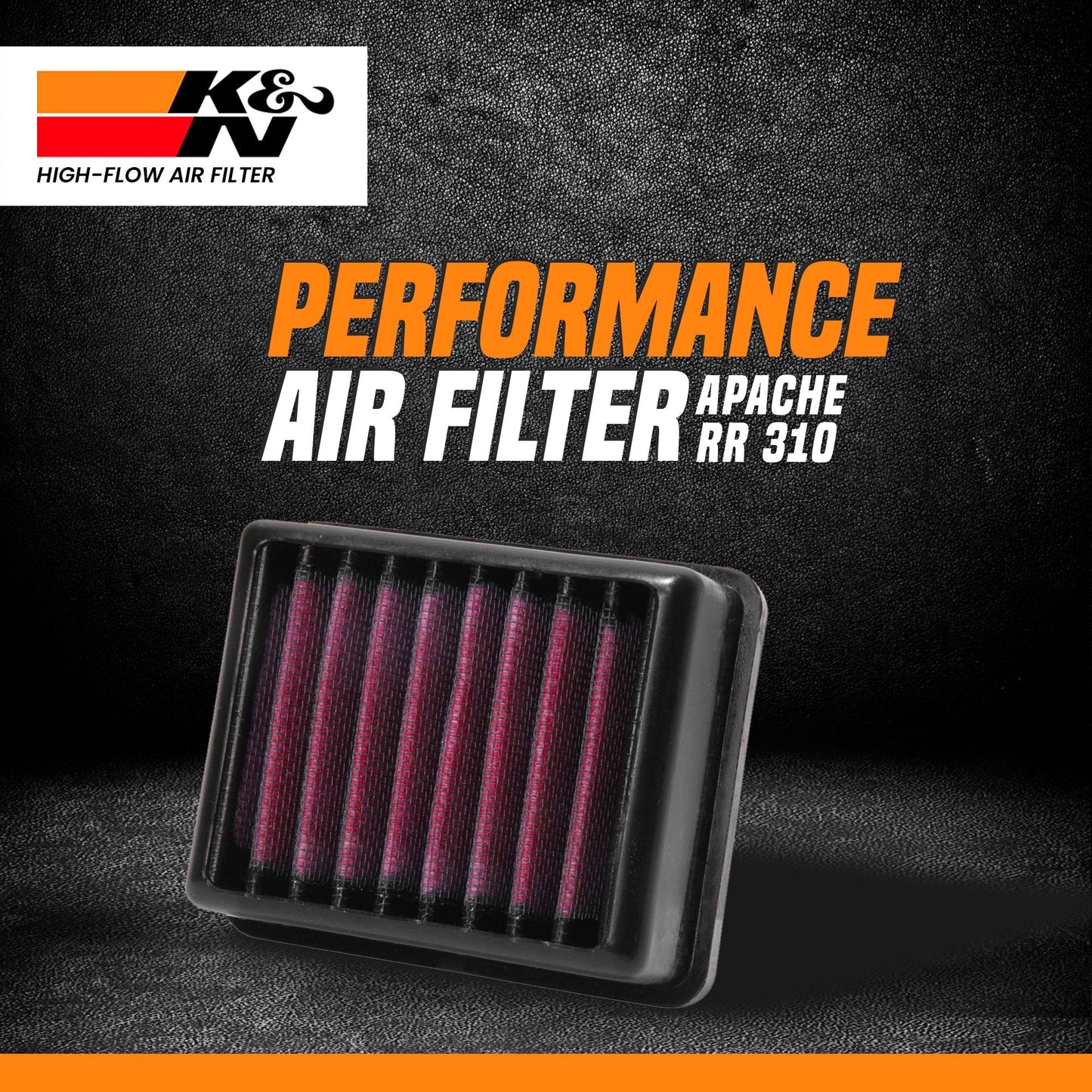 TVS Apache RR 310 K&N air filter (BS4 & BS6)