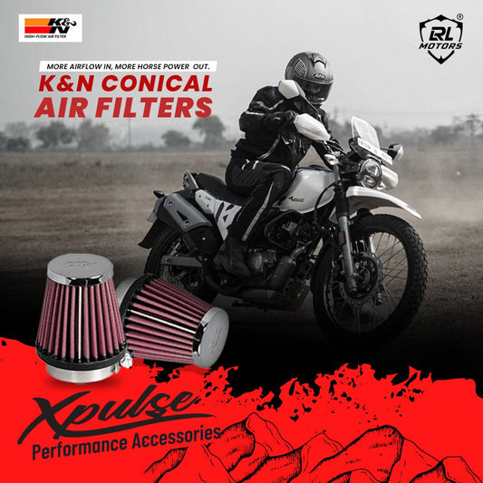 K&N  Xpulse Universal conical air Filter