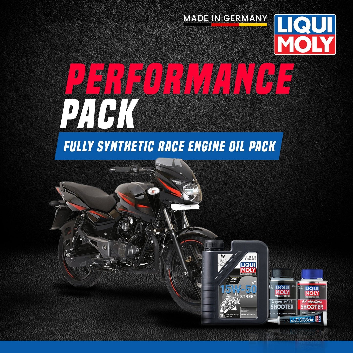 Bajaj Pulsar 150 engine oil Performance Pack