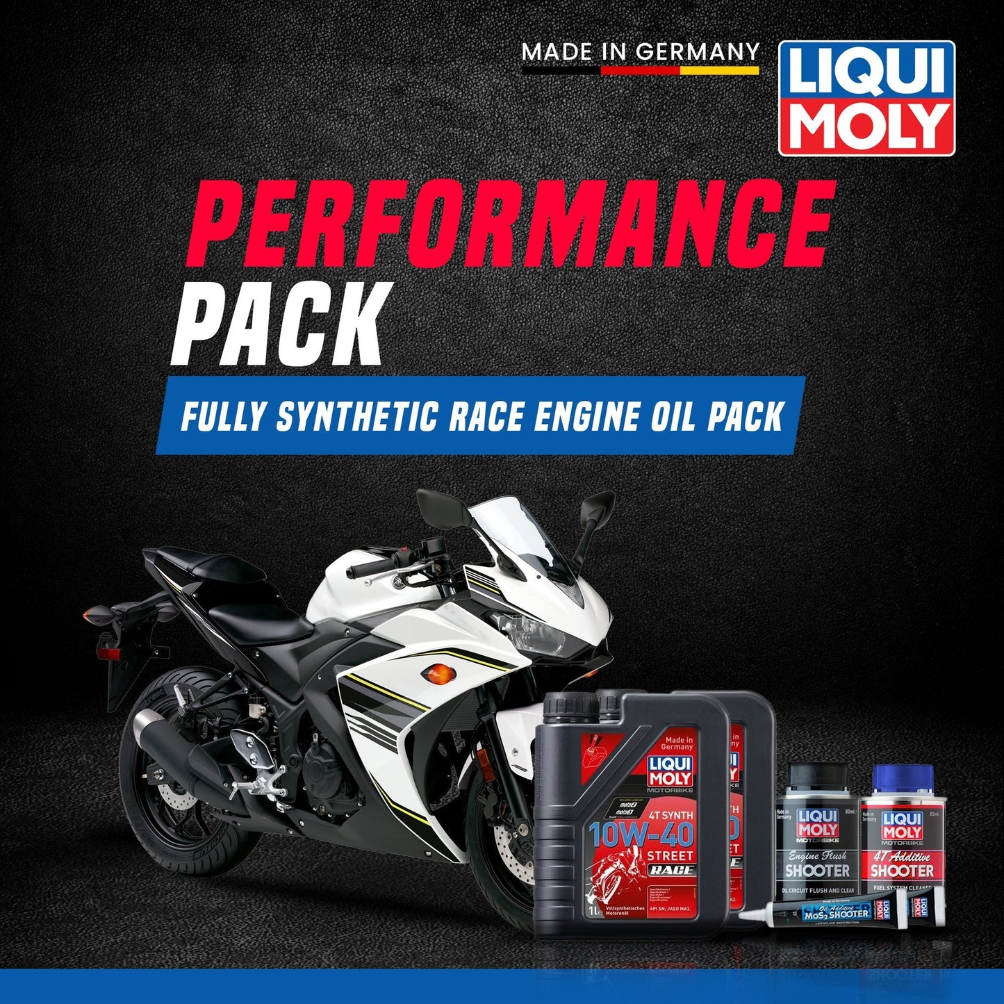 Yamaha R3 engine oil performance pack