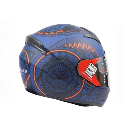 LS2 HELMET FF352 TAKAROA MATT BLACK BLUE ORANGE