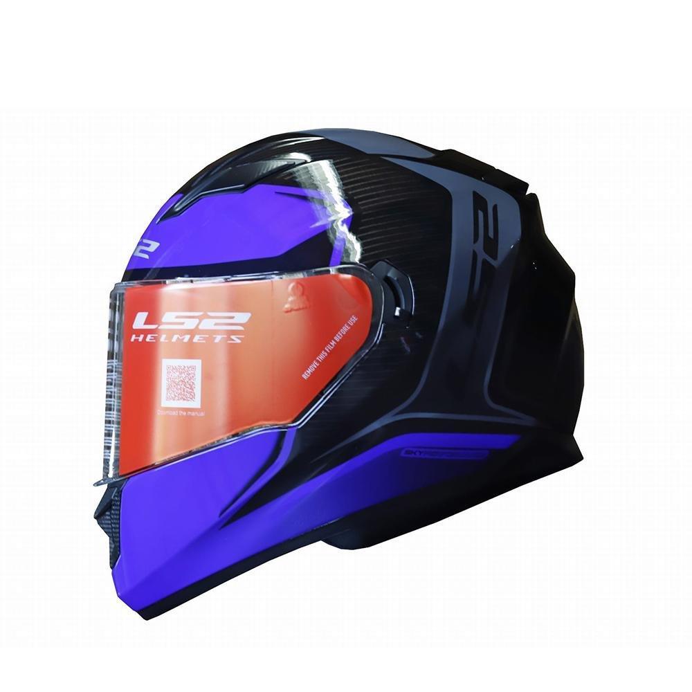 LS2 HELMETS - FF320 FLAUX BLACK BLUE