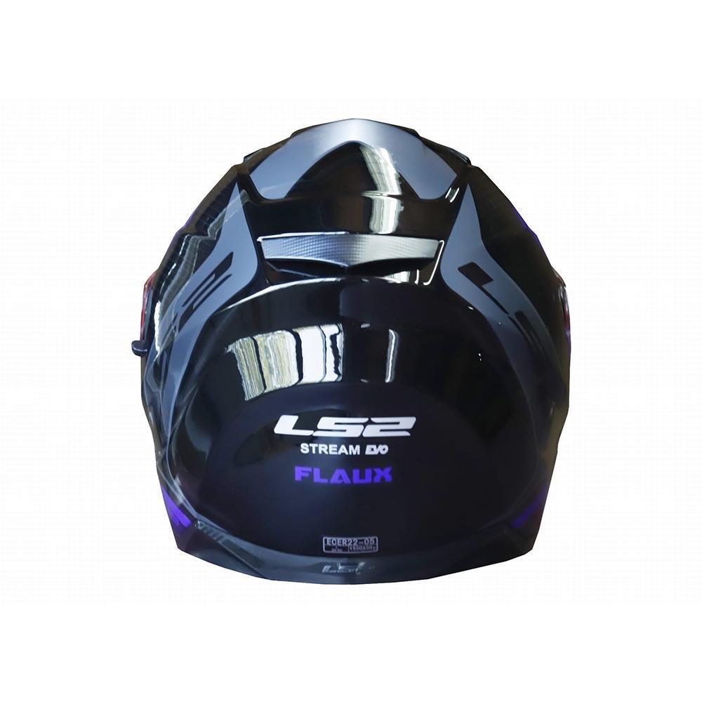 LS2 HELMETS - FF320 FLAUX BLACK BLUE