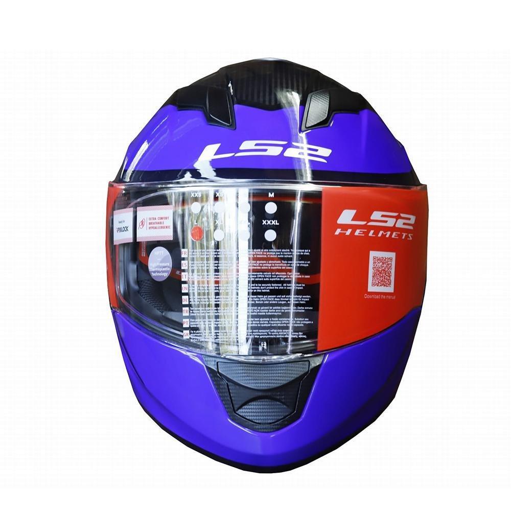 LS2 HELMETS - FF320 FLAUX BLACK BLUE