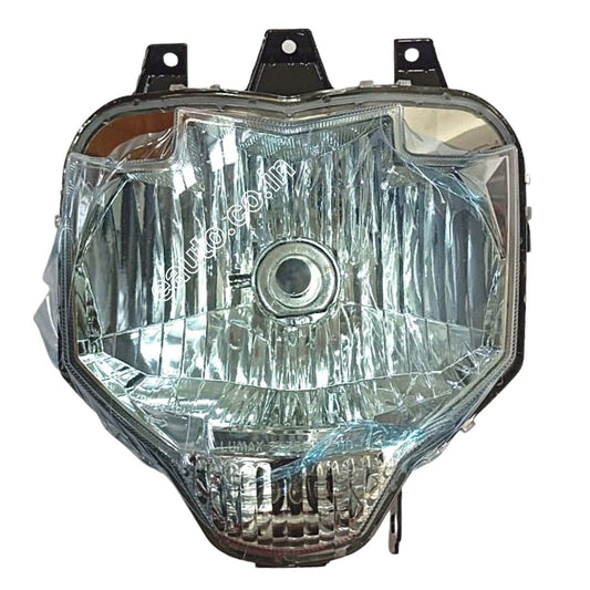 Head Light Assembly for Yamaha FZ16 New Model | With Bulb