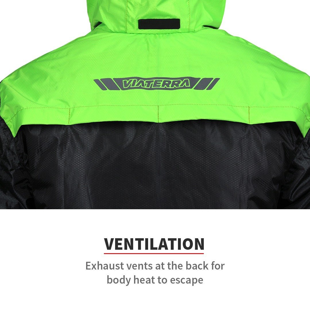 M200 RAIN JACKET – PRO(BLACK/GREEN)