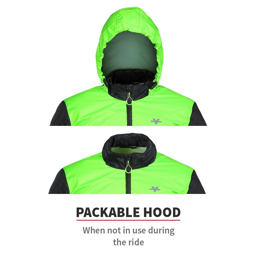 M200 RAIN JACKET – PRO(BLACK/GREEN)