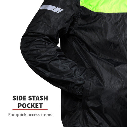 M200 RAIN JACKET – PRO(BLACK/GREEN)