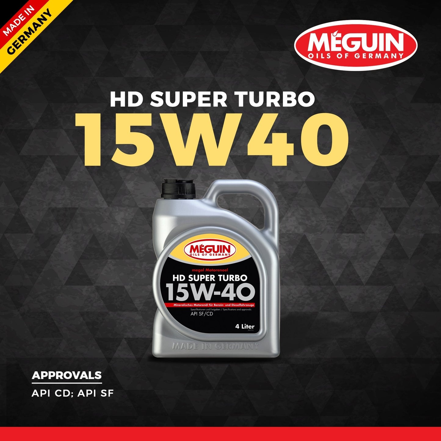 Meguin Synthetic 15W40 Car Engine oil 1L