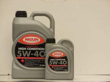 MEGUIN 5W-40 HIGH CONDITION  Car Engine oil 5ltr