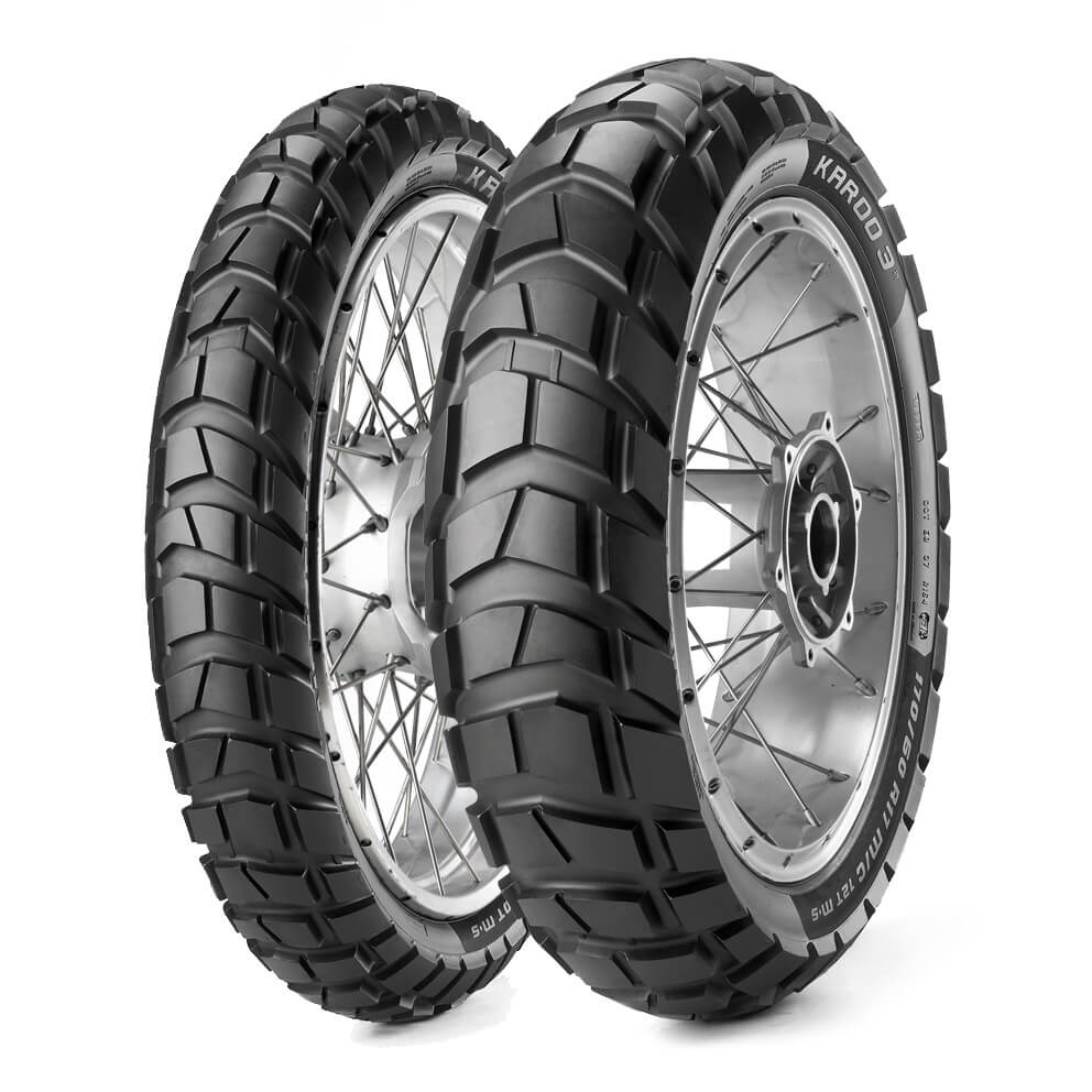 METZELER KAROO 3 120/70R19 Tubeless 60 T M+S Front Two-Wheeler Tyre