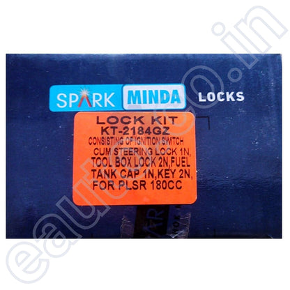 MINDA Lock Set for Bajaj Pulsar 180CC UG4 (With Tank Cap)