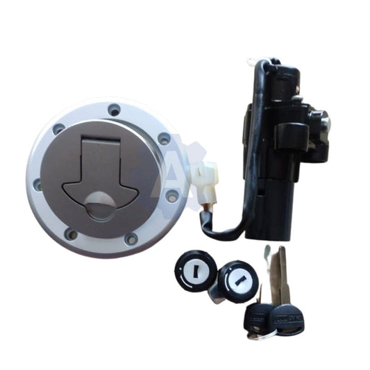 MINDA Lock Set for Bajaj Pulsar 220CC (With Tank Cap)