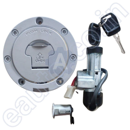 MINDA Lock Set (For Honda Hornet 160 CC) | Set of 3 | Only BS3 Models