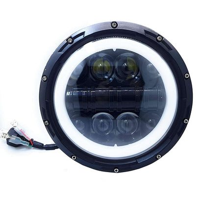 7 inch Motorcycle Round Led Headlight 90W Hi/Low Beam for Bike and cars