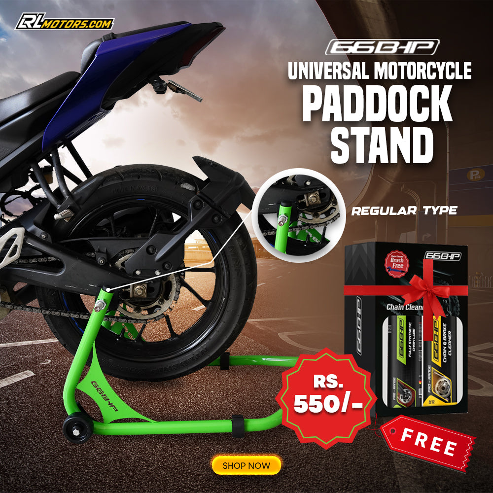 66BHP Universal Motorcycle Paddock Stand