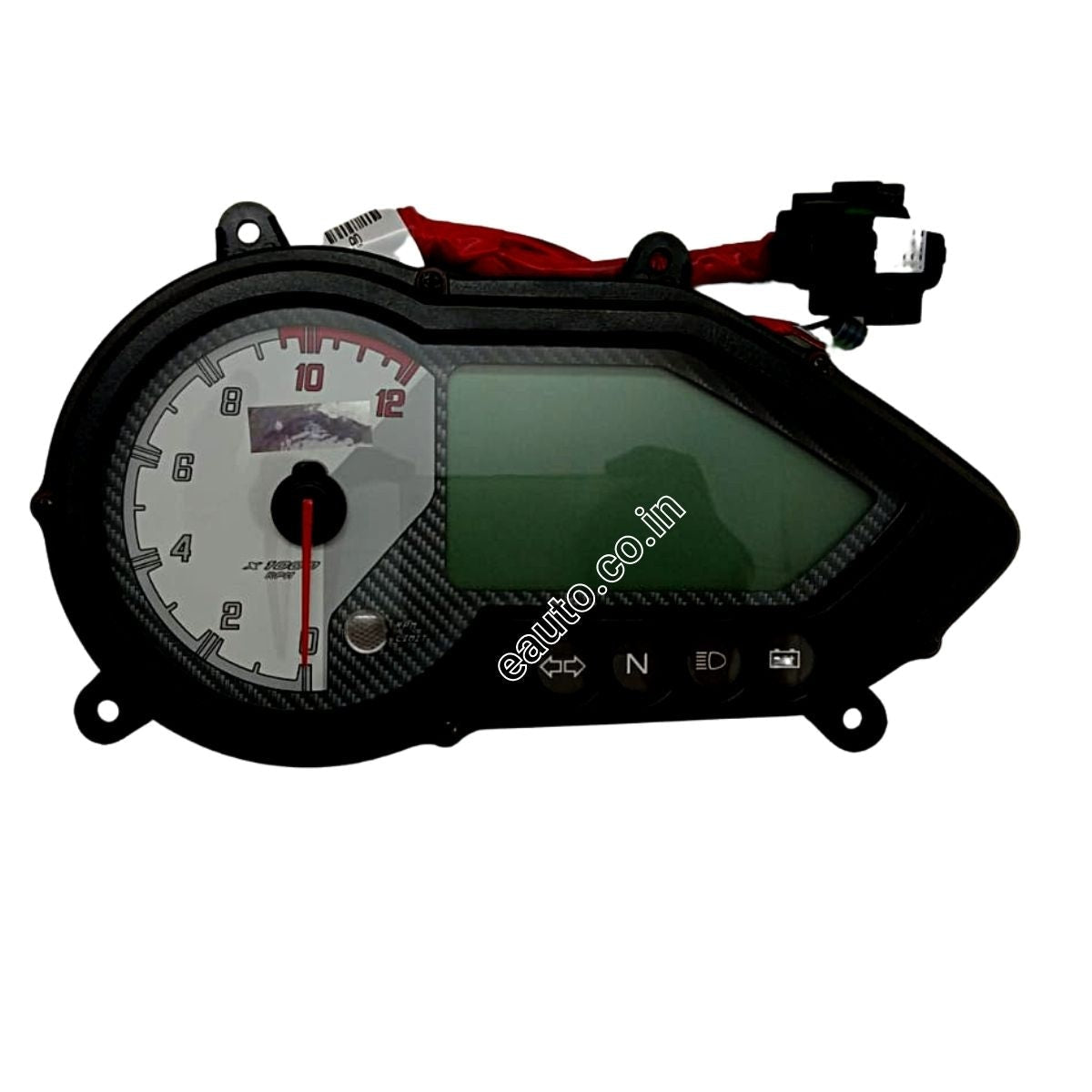 PRICOL Digital Speedometer for Bajaj Pulsar 150 BS4 |  White Dial