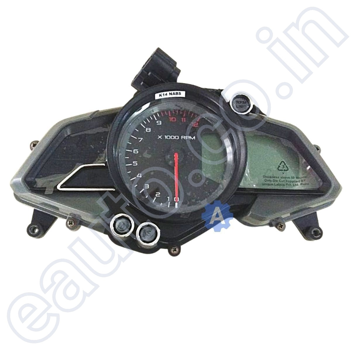 PRICOL Digital Speedometer for Bajaj Pulsar 200 NS BS4 | 2017 - 2019 Model | Non-ABS