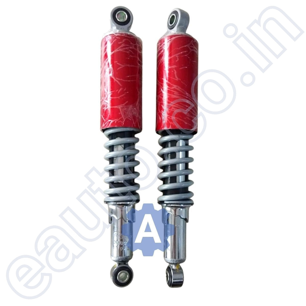 Rear Shock Absorber for Hero Splendor | Splendor Pro | Splendor Plus | Super Splendor | CD Dawn | CD Deluxe | HF Dawn | HF Deluxe | Set of 2 | RED