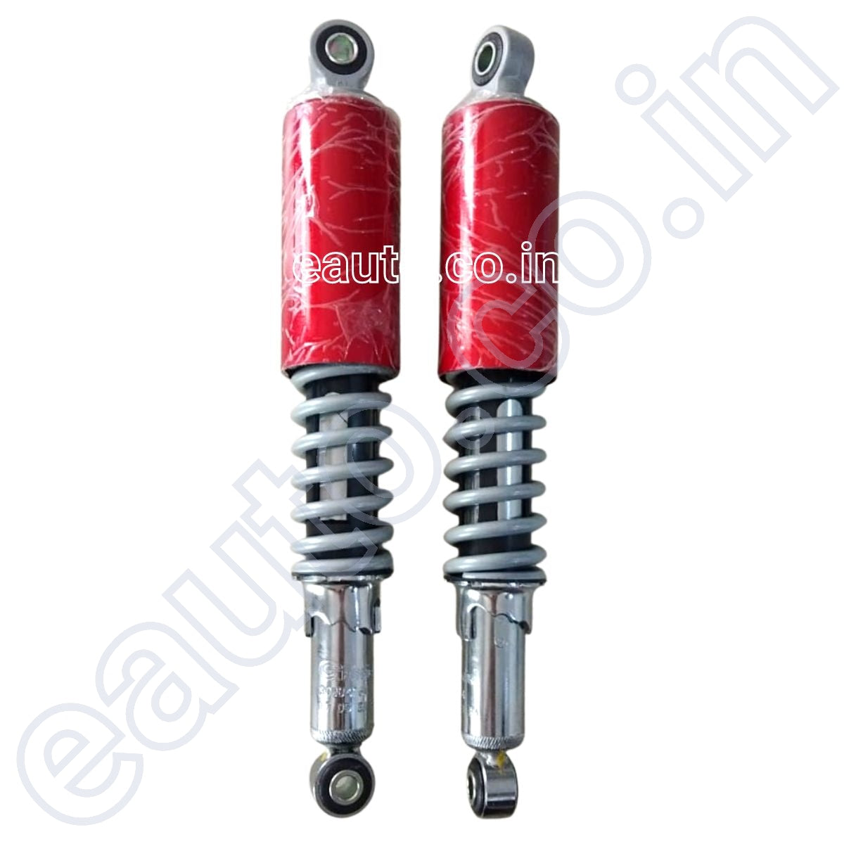 Rear Shock Absorber for Hero Splendor | Splendor Pro | Splendor Plus | Super Splendor | CD Dawn | CD Deluxe | HF Dawn | HF Deluxe | Set of 2 | RED