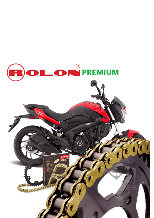 Bajaj Dominar 250 Rolon Brass Chain & Sprocket Kit