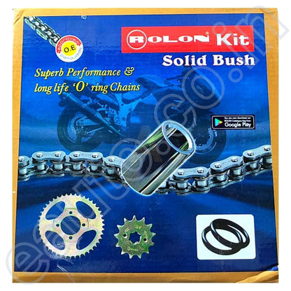 ROLON Chain Sprocket Kit (For Bajaj Pulsar 135 LS - 2017 Model)