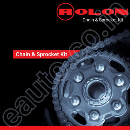 ROLON Chain Sprocket Kit for Bajaj Pulsar 150 NS/ 160 NS OLD (4Hole|42T-15T-122L)