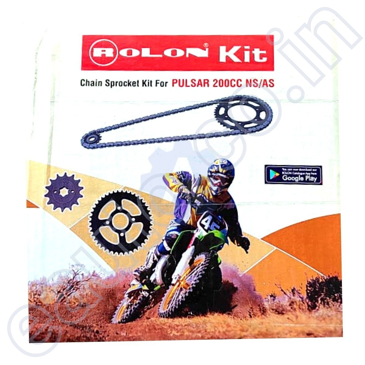 ROLON Chain Sprocket Kit (For Bajaj Pulsar 200 NS/ 200 AS)