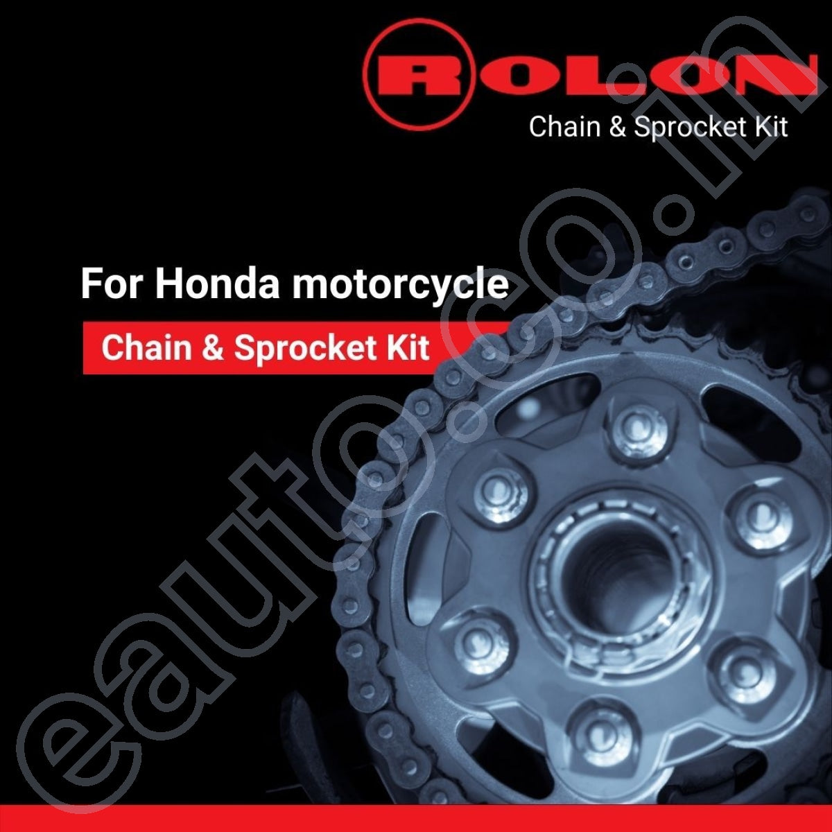 ROLON Chain & Sprocket Kit for Honda CB Trigger 150 (4Hole|42L-15T-126L)