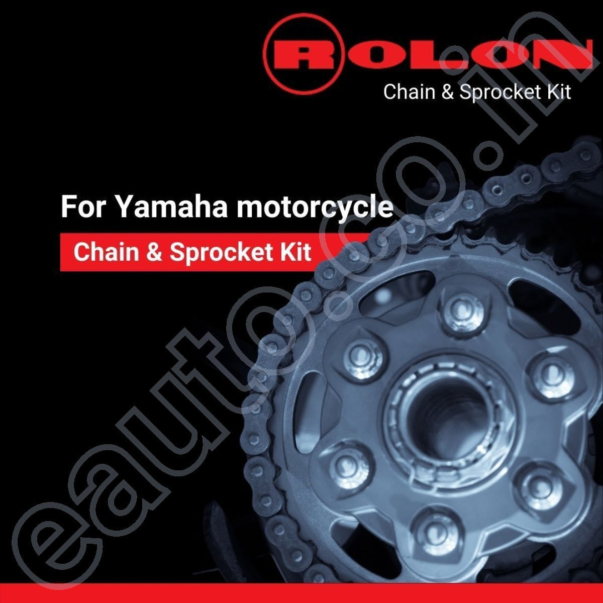 ROLON Chain Sprocket Kit for Yamaha R15 V1 | YZF (6Hole|42T-14T-120L)