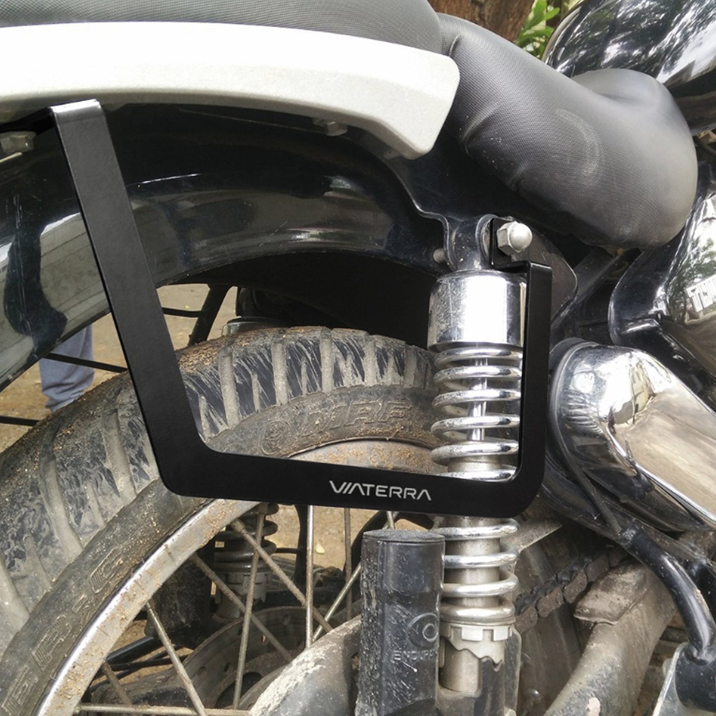 ViaTerra ROYAL ENFIELD SADDLEBAG STAY For Thunderbird (350/500)