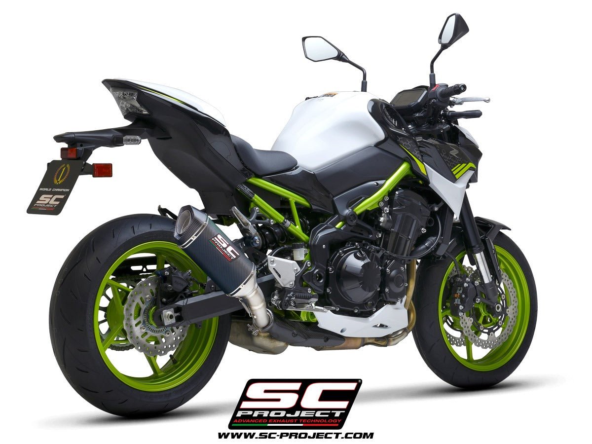 SC PROJECT SC1-R carbon Exhaust For Kawasaki Z900 2020-2022