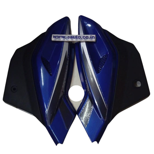 Side Panel for Bajaj Pulsar 150 | Digital Model | One Side Nut Bolt | Blue