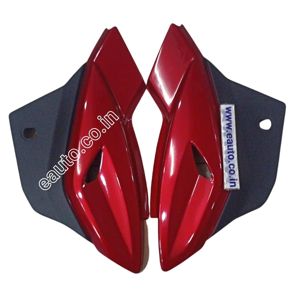 Side Panel for Bajaj Pulsar 150 | Digital Model | With Jaali | Red