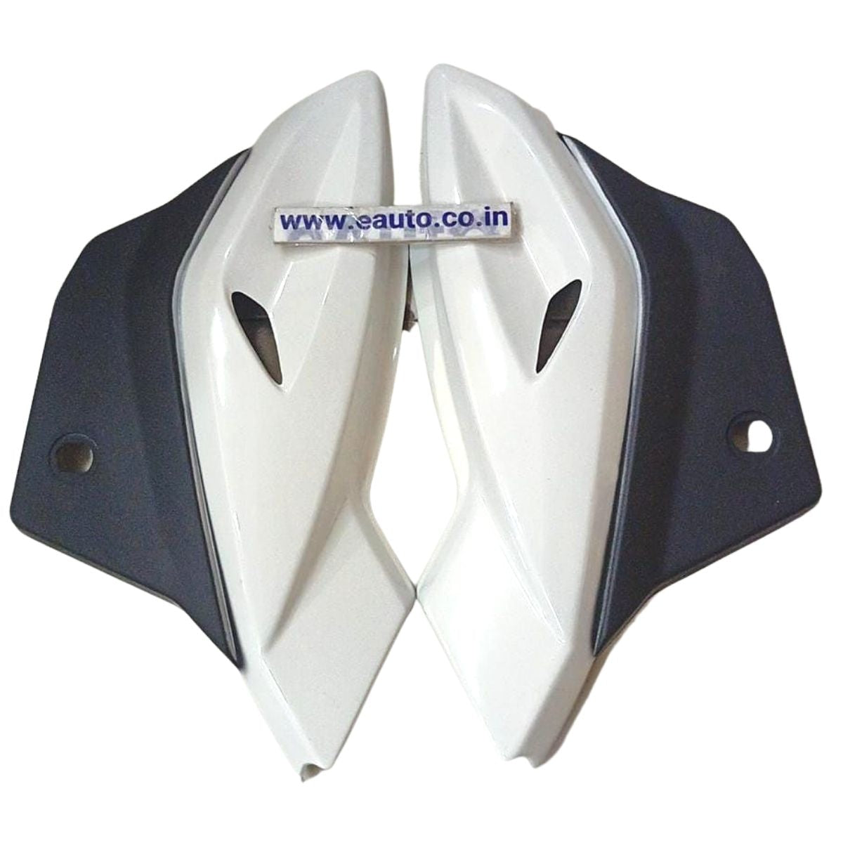 Side Panel for Bajaj Pulsar 150 | Digital Model | With Jaali | White