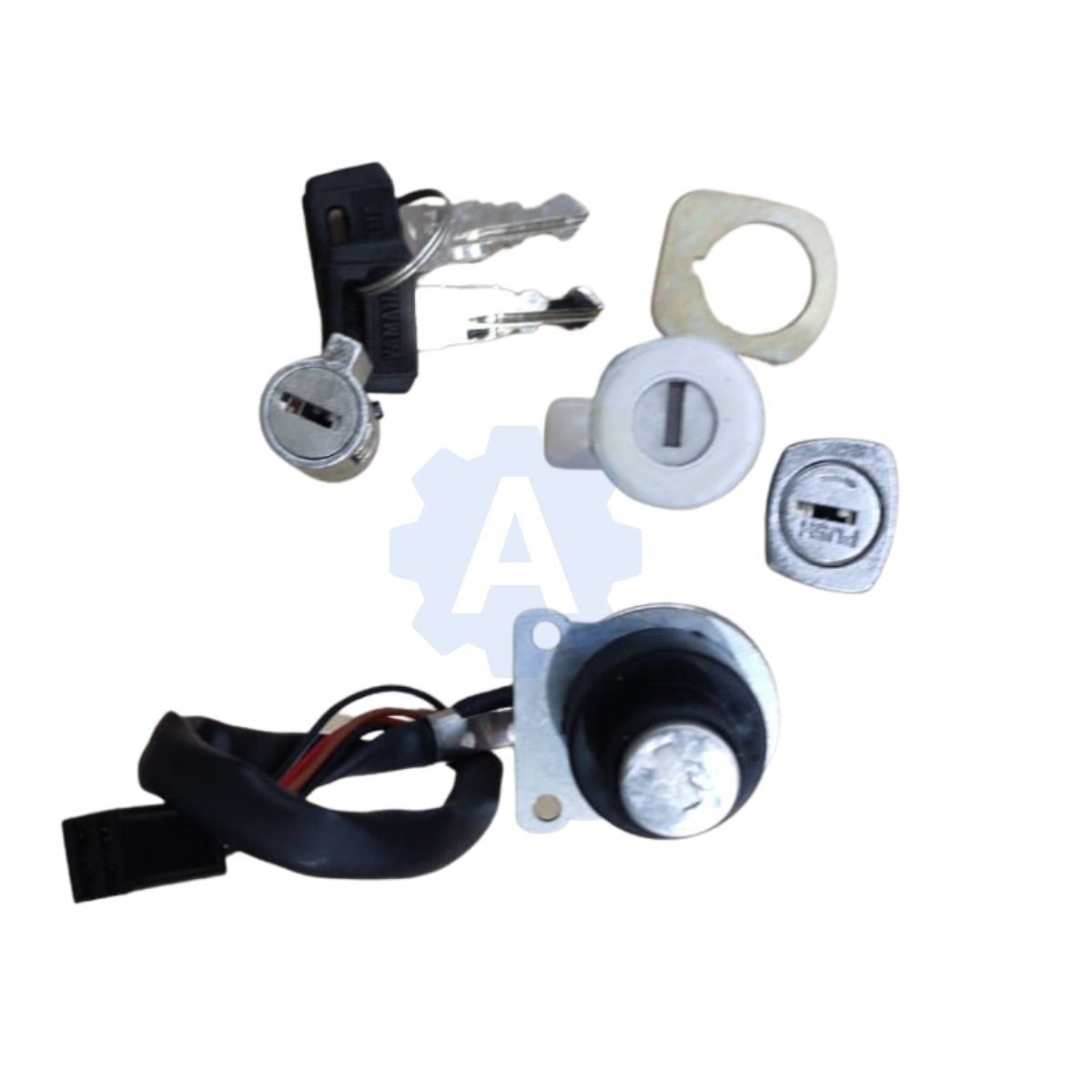 Spark Minda Ignition Lock Set for Bajaj Pulsar 150/ 180 BS4 (Only Petrol Tank Cap)