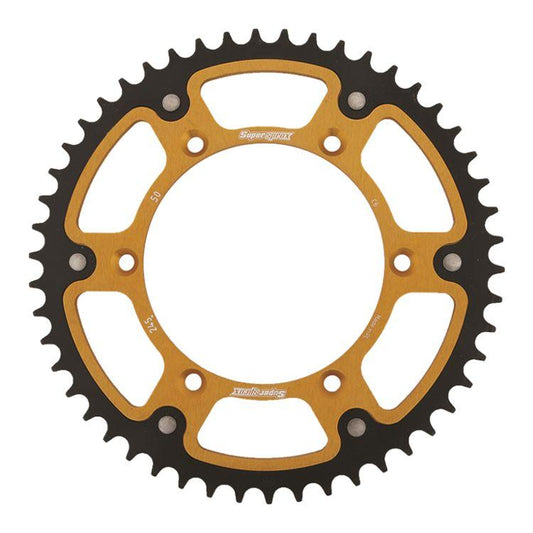 SuperSprox Stealth Rear Sprocket Gold - Suzuki / Triumph