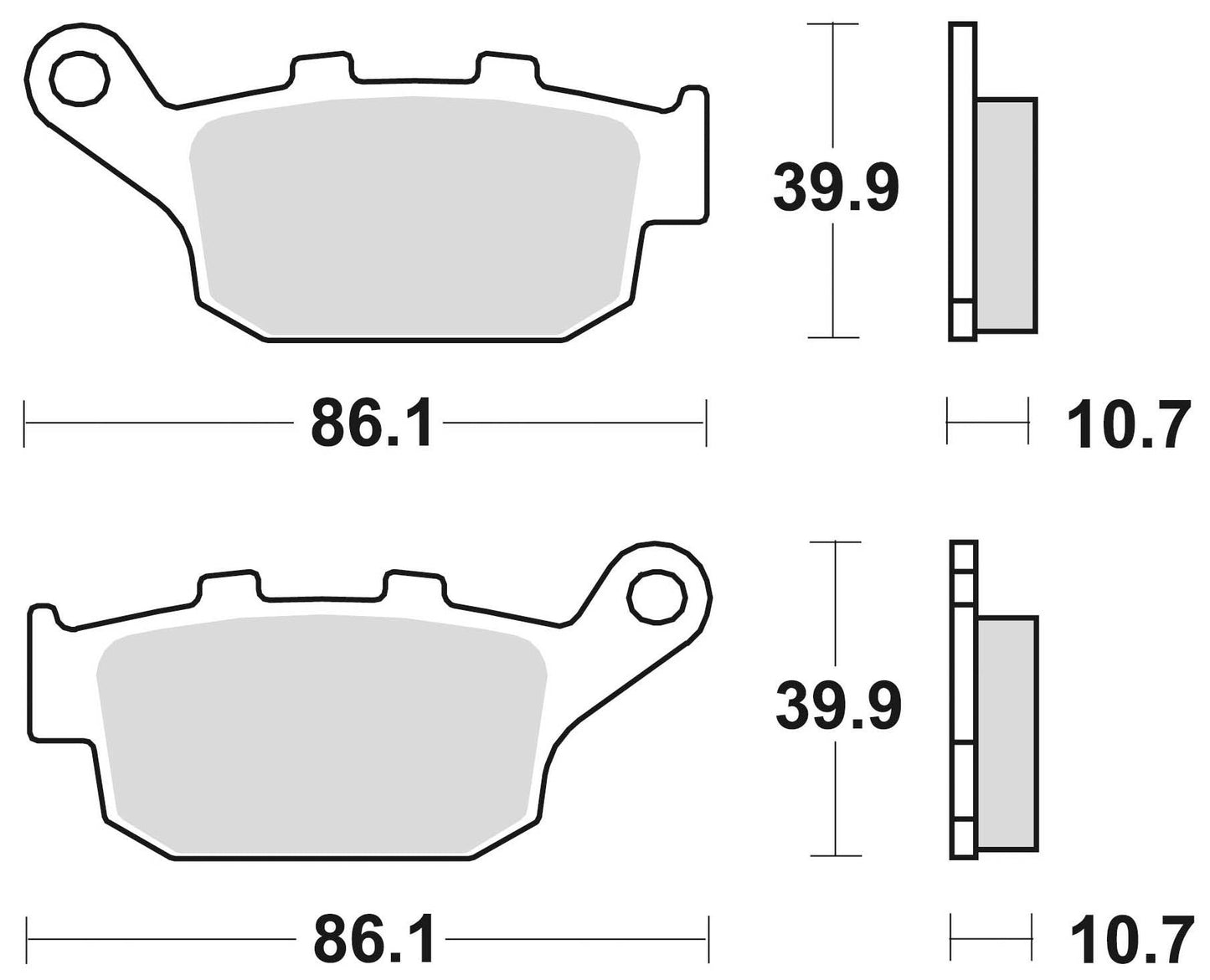 TRIUMPH DAYTONA R ABS from VIN 564948|675|2013 >REAR - R