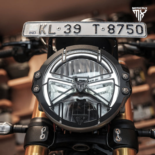 Triumph SPEED 400 - MOTOCRUX Light Lock Headlight Grill Set