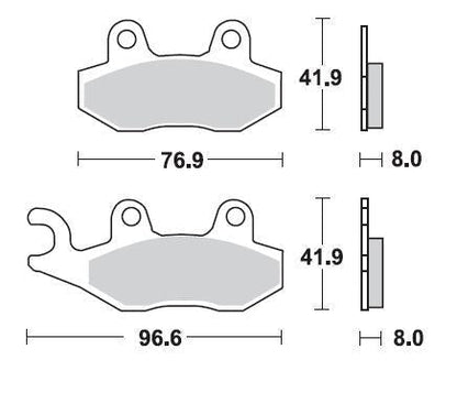 TRIUMPH SPEED TRIPLE R ABS from VIN 602553|1050|2014 >REAR - R